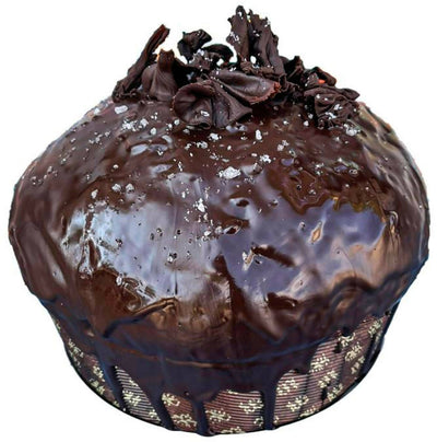 Panettone Artigianale Il Moro ripieno Al Cioccolato Fondente e cristalli di Sale 1.2 Kg Panettone Made In Italy 100% Sicilia presidio Slow Food