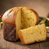 Panettone Artigianale Siciliano Pandorato 1kg Con Crema Di Nocciola 200g Panettone Tesori di Sicilia lievitazione naturale, idea regalo natale