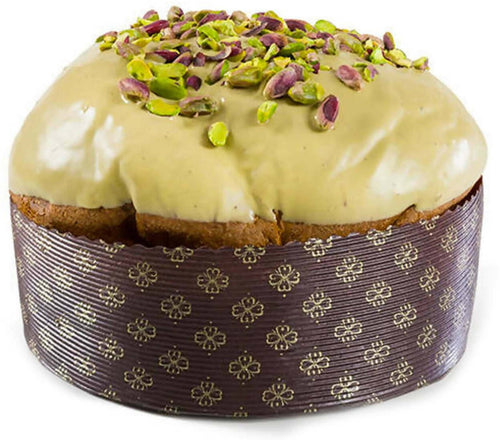 6 Panettoni Artigianali Siciliani, Panettone Al Pistacchio 1kg Siciliano 100% Copertura Glassa Di Pistacchio Alimentari e cura della casa/Pasticceria e prodotti da forno/Torte/Panettoni Tesori Di Sicilia - Nicosia, Commerciovirtuoso.it