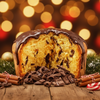 Panettone Con Cioccolato Pancòdoro Doppio Cioccolato Made In Italy Artigianale Con Glassa Di Cioccolato E Gocce Di Cioccolata