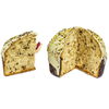 Panettone Artigianale con Cioccolato Siciliano e Pistacchio e Vaso di Crema Spalmabile 940gr