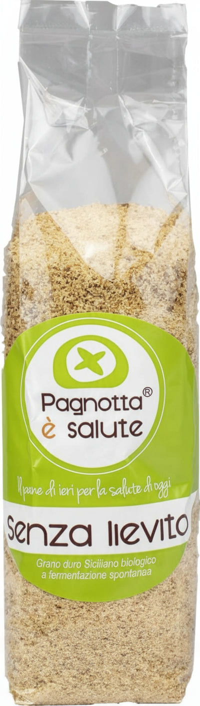 Pangrattato Bio Senza Lievito Biologico Pane Grattugiato Semi-Integrale Di Semola Di Grano Duro Siciliano E Grani Antichi Siciliani 100% Bio Made in Italy Alimentari e cura della casa/Pasticceria e prodotti da forno/Pangrattato e farcia Pagnotta è Salute - Milazzo, Commerciovirtuoso.it