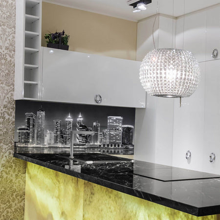 Pannelli 3D Rivestimento a parete in PVC a rilievo realistici parato di design NIGHT METROPOLI BW Casa e cucina/Decorazioni per interni/Decorazioni cameretta ragazzi/Decorazioni a parete Eternal Parquet - Ariano Irpino, Commerciovirtuoso.it