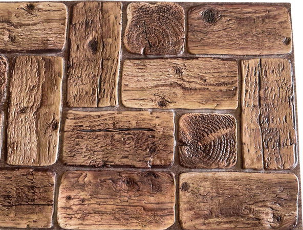 Pannelli 3D Rivestimento a parete in PVC effetto PATCHWORK DI LEGNO Realistici e isolanti. Casa e cucina/Decorazioni per interni/Decorazioni cameretta ragazzi/Decorazioni a parete Eternal Parquet - Ariano Irpino, Commerciovirtuoso.it