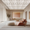 10 o 20mq (40 oppure 80 pezzi) di pannello decorativo 3D a soffitto in EPS isolante 50x50cm WELLA