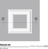Pannelli decorativi per soffitti e pareti in duropolimero 4pz 40x40cm Fai da te/Pitture trattamenti per pareti e utensili/Strumenti per carta da parati e posa carta da parati/Pannelli a muro 3D Led Mall Home - Napoli, Commerciovirtuoso.it