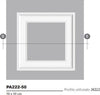 Pannelli decorativi per soffitti e pareti in duropolimero 4pz 50x50cm Fai da te/Pitture trattamenti per pareti e utensili/Strumenti per carta da parati e posa carta da parati/Pannelli a muro 3D Led Mall Home - Napoli, Commerciovirtuoso.it