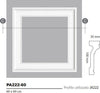 Pannelli decorativi per soffitti e pareti in duropolimero 4pz 60x60cm Fai da te/Pitture trattamenti per pareti e utensili/Strumenti per carta da parati e posa carta da parati/Pannelli a muro 3D Led Mall Home - Napoli, Commerciovirtuoso.it