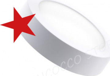 PANNELLO 12W PLAFONIERA faretto LED ROTONDO DA ESTERNO luce Calda 3200k Illuminazione/Illuminazione per esterni/Lampade da parete Zencoccostore - Formia, Commerciovirtuoso.it