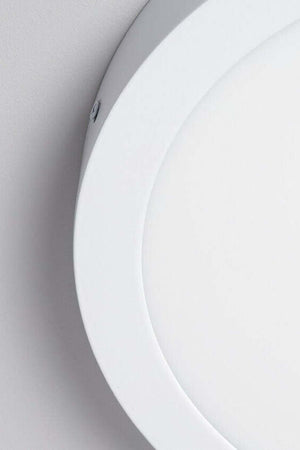 PANNELLO-12W-PLAFONIERA-faretto-LED-ROTONDO-DA-ESTERNO-luce-fredda-6000k