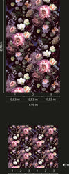 Pannello-159x270cm-di-Carta-da-Parati-TNT-a-modulo-raccordabile-continuativo-Voyager-ROSE