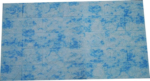 Pannello 77x70cm Mattoni Azzurro Carta Parati Pvc Mattoncini 3d Adesiva Muro Accessori Casa > Stickers e Adesivi Trade Shop italia - Napoli, Commerciovirtuoso.it