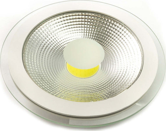 PANNELLO A LED COB VETRO SATINATO INCASSO 7 12 15 W LUCE FREDDA CONTROSOFFITTO  Trade Shop italia - Napoli, Commerciovirtuoso.it
