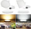 PANNELLO A LED TONDO O QUADRATO 3 6 12 18 20 25W AD INCASSO FREDDA CALDA NEUTRA  Trade Shop italia - Napoli, Commerciovirtuoso.it