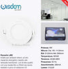Pannello A Led Tondo O Quadrato Ad Da Incasso Luce Fredda Calda Neutra Wisdom Illuminazione/Illuminazione per interni/Lampadari lampade a sospensione e plafoniere/Plafoniere da ufficio Trade Shop italia - Napoli, Commerciovirtuoso.it