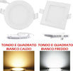 PANNELLO A LED TONDO O QUADRATO AD DA INCASSO LUCE FREDDA CALDA NEUTRA WISDOM  Trade Shop italia - Napoli, Commerciovirtuoso.it