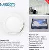 PANNELLO A LED TONDO O QUADRATO AD DA INCASSO LUCE FREDDA CALDA NEUTRA WISDOM  Trade Shop italia - Napoli, Commerciovirtuoso.it