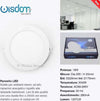 PANNELLO A LED TONDO O QUADRATO AD DA INCASSO LUCE FREDDA CALDA NEUTRA WISDOM  Trade Shop italia - Napoli, Commerciovirtuoso.it