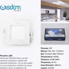 PANNELLO A LED TONDO O QUADRATO AD DA INCASSO LUCE FREDDA CALDA NEUTRA WISDOM  Trade Shop italia - Napoli, Commerciovirtuoso.it