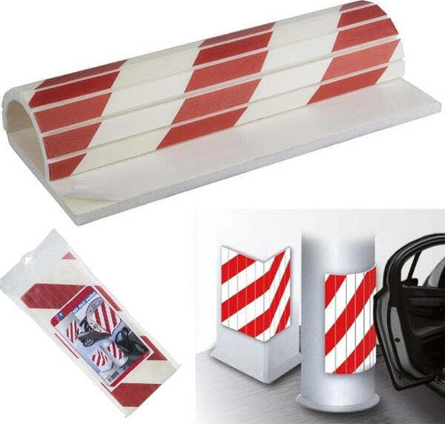 Pannello-Adesivi-Antiurto-Per-Garage-Box-Modulabile-Paraurti-Auto-20-X-30-Cm