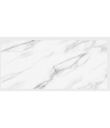 Pannello Adesivo Effetto Marmo Bianco Classico Pareti Paraschizzi 300x60cm Stanza