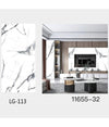 Pannello Adesivo Effetto Marmo Bianco Venato Pareti Paraschizzi 300x60 Cm Stanza