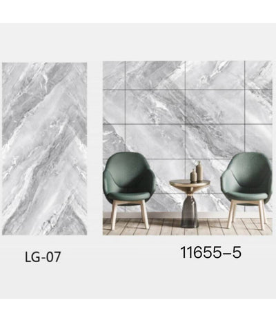 Pannello Adesivo Effetto Marmo Grigio Perlato Pareti Paraschizzi 300x60cm Stanza