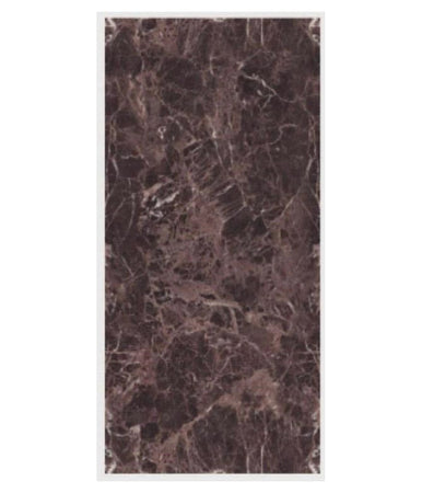 Pannello Adesivo Effetto Marmo Marrone Marmorizzato Pareti Paraschizzi 300x60 Cm