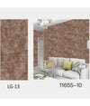 Pannello Adesivo Effetto Marmo Marrone Pareti Paraschizzi 300x60cm Stanza Cucina