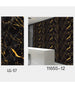 Pannello Adesivo Effetto Marmo Nero Con Oro Pareti Paraschizzi 300 X 60cm Stanza