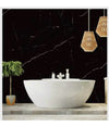 Pannello Adesivo Effetto Marmo Nero Pareti Paraschizzi 300 X 60 Cm Stanza Cucina