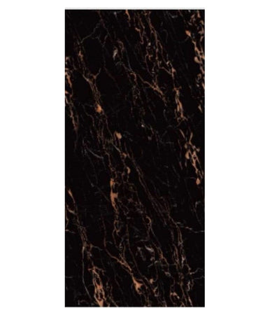 Pannello Adesivo Effetto Marmo Nero Venature Pareti Paraschizzi 300x60 Cm Stanza