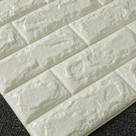 Pannello-Adesivo-Per-Parete-Decorazione-Effetto-Pietra-Muro-3d-70-X-60-Cm-Bianco