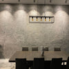 pannello rivoluzionario di Rivestimento interno-esterno in VERA PIETRA flessibile 280x122x0,3cm ANTRACITE