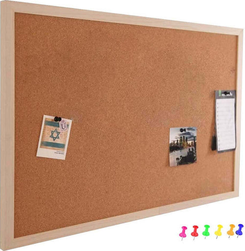 Pannello Bacheca Da Parete In Sughero Con Cornice Legno 60 X 40 Cm 6 Puntine Casa, arredamento e bricolage > Prodotti per Ufficio Trade Shop italia - Napoli, Commerciovirtuoso.it