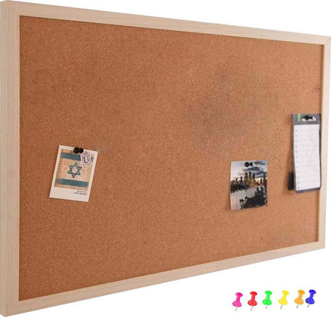 Pannello Bacheca Da Parete In Sughero Con Cornice Legno 60 X 90 Cm + 6 Puntine Casa, arredamento e bricolage > Prodotti per Ufficio Trade Shop italia - Napoli, Commerciovirtuoso.it