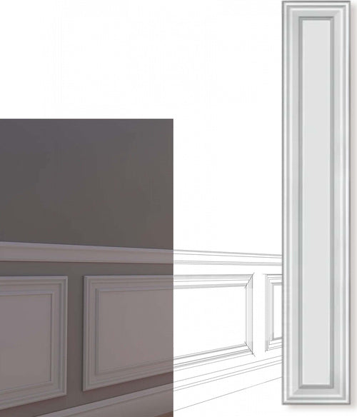 Pannello Bianco completo per boiserie 25x150x1,9cm con cornice in Duropolimero e riempimento in cartongesso Fai da te/Prodotti per la costruzione/Materiali da costruzione/Pavimenti/Materiali per pavimenti/Battiscopa Eternal Parquet - Ariano Irpino, Commerciovirtuoso.it