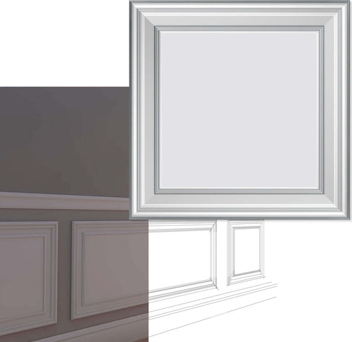 Pannello Bianco completo per boiserie 55x55x1,9cm con cornice in Duropolimero e riempimento in cartongesso Fai da te/Prodotti per la costruzione/Materiali da costruzione/Pavimenti/Materiali per pavimenti/Battiscopa Eternal Parquet - Ariano Irpino, Commerciovirtuoso.it
