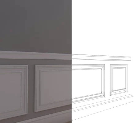Pannello Bianco Completo Per Boiserie 80x55x1,9cm Con Cornice In Duropolimero E Riempimento In Cartongesso Fai da te/Prodotti per la costruzione/Materiali da costruzione/Pavimenti/Materiali per pavimenti/Battiscopa Eternal Parquet - Ariano Irpino, Commerciovirtuoso.it