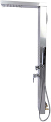 Pannello colonna doccia completo multifunzione con cascata