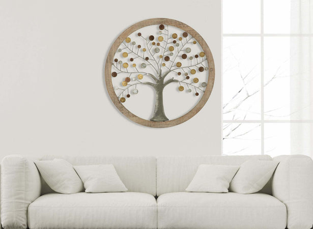 Pannello Da Muro Albero Della Vita Mirror New Cm 80X2 Casa e cucina/Decorazioni per interni/Arte/Poster e stampe Led Mall Home - Napoli, Commerciovirtuoso.it