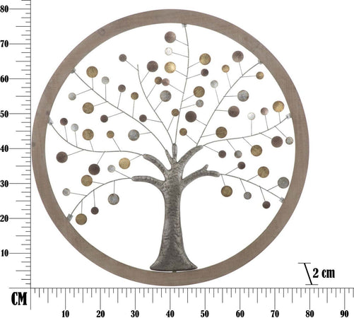 Pannello Da Muro Albero Della Vita Mirror New Cm 80X2 Casa e cucina/Decorazioni per interni/Arte/Poster e stampe Led Mall Home - Napoli, Commerciovirtuoso.it