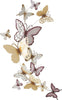 Pannello Da Muro Butterflies Oro/Bordeaux C Cm 59,5X4X111,5 Casa e cucina/Decorazioni per interni/Arte/Poster e stampe Led Mall Home - Napoli, Commerciovirtuoso.it
