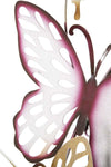Pannello Da Muro Butterflies Oro/Bordeaux C Cm 59,5X4X111,5 Casa e cucina/Decorazioni per interni/Arte/Poster e stampe Led Mall Home - Napoli, Commerciovirtuoso.it
