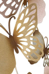 Pannello Da Muro Butterflies Oro/Rosa C Cm 59,5X4X111,5 Casa e cucina/Decorazioni per interni/Arte/Poster e stampe Led Mall Home - Napoli, Commerciovirtuoso.it