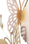 Pannello Da Muro Butterflies Oro/Rosa C Cm 59,5X4X111,5 Casa e cucina/Decorazioni per interni/Arte/Poster e stampe Led Mall Home - Napoli, Commerciovirtuoso.it