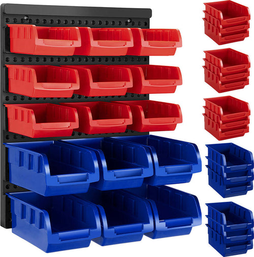 Pannello-Da-Parete-Con-16-Box-Portautensili-Contenitori-Attrezzi-Officina-Garage