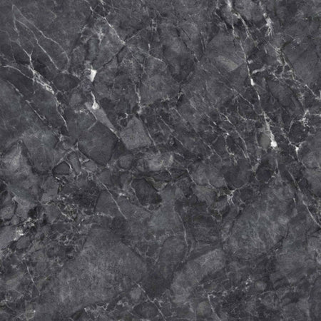 Pannello decorativo 1220x3000x5 mm. colore effetto marmo nero lucido