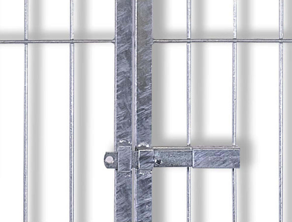 Pannello di Recinzione con Porta Zincatura a Caldo da 1xh1,80 Metri Fai da te/Prodotti per la costruzione/Materiali da costruzione/Pavimenti di legno e recinzioni/Materiali/Reti di acciaio zincato Ogomondo - Martina Franca, Commerciovirtuoso.it