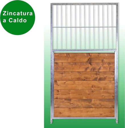 Pannello di Recinzione Legno e Rete Zincato a Caldo da 1xh1,80 Metri Prodotti per animali domestici/Cani/Cucce gabbiette e recinzioni/Recinti da esterno Ogomondo - Martina Franca, Commerciovirtuoso.it
